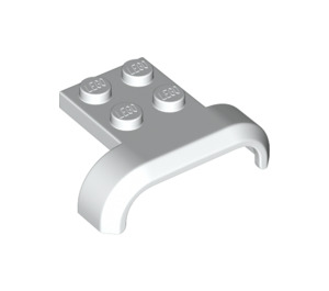 LEGO White Mudguard Plate 2 x 2 with Shallow Wheel Arch (28326)