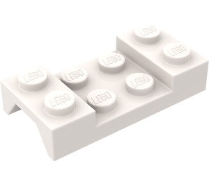 LEGO Weiß Kotflügel Platte 2 x 4 mit Bogen ohne Loch (3788)