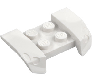 LEGO hvid Skærm Plade 2 x 4 med Overhanging Headlights (44674)