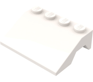 LEGO blanc Garde-boue Pente 3 x 4 (2513)