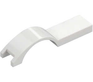 LEGO White Mudguard Tile 1 x 4.5 (50947)