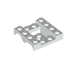 LEGO White Mudguard Vehicle Base 4 x 4 x 1.3 (24151)