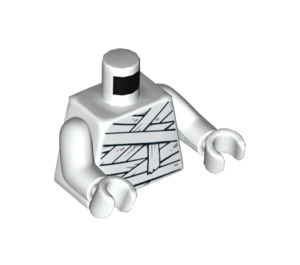 LEGO blanc Mummy Torse (973 / 76382)
