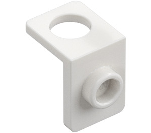 LEGO White Neck Bracket with Stud with Thicker Back Wall (28974)