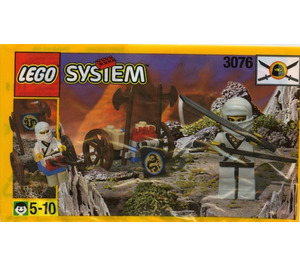 LEGO Wit Ninja's Tank 3076