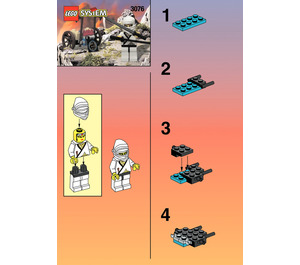 LEGO White Ninja's Tank Set 3076 Instructions