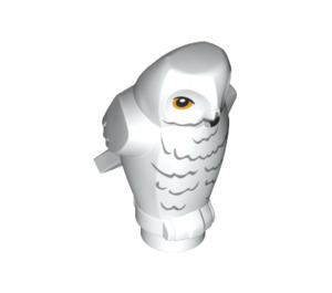 LEGO Weiß Eule mit Snowy Muster mit Winkelmerkmalen (39257 / 39641)