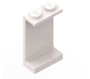 LEGO Weiß Panel 1 x 2 x 3 ohne seitliche Stützen, solide Bolzen (2362 / 30009)