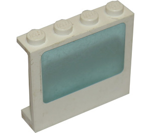 LEGO Wit Paneel 1 x 4 x 3 met Glas Venster (6156)