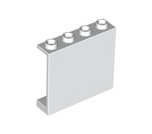 LEGO Weiß Panel 1 x 4 x 3 ohne seitliche Stützen, hohle Bolzen (4215 / 30007)