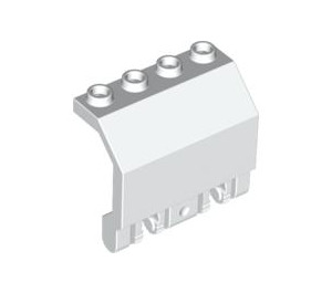 LEGO White Panel 2 x 4 x 2 with Hinges (44572)