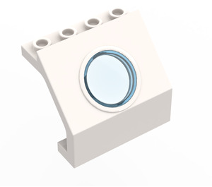 LEGO White Panel 3 x 4 x 3 with Porthole (30080 / 75979)