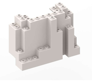 LEGO Wit Paneel 4 x 10 x 6 Steen Rectangular (6082)