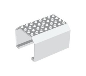 LEGO White Panel 6 x 8 x 4 Fuselage (42604 / 55539)