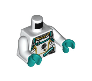 LEGO White Pigsy Minifig Torso (973 / 76382)