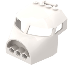 LEGO Bianco Aereo Anteriore 6 x 6 x 4 con 3.2 Shaft (29114)