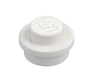 LEGO Wit Plaat 1 x 1 Rond (6141 / 30057)