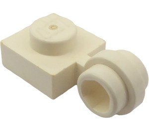 LEGO White Plate 1 x 1 with Clip (Thin Ring) (4081)