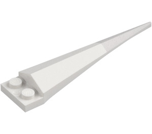 LEGO Hvit Plate 1 x 2 med Fleksibel Hvit Tip (61406)