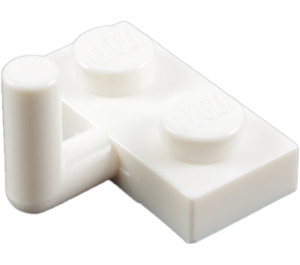 LEGO blanc assiette 1 x 2 avec Crochet (Bras horizontal de 6 mm) (4623)