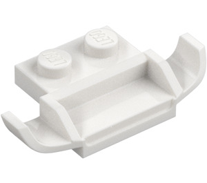 LEGO Bílá Deska 1 x 2 s Spoiler (50949)