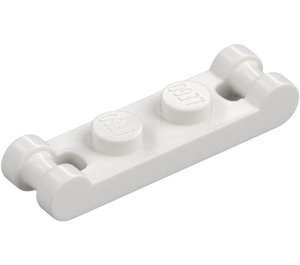 LEGO White Plate 1 x 2 with Two End Bar Handles (18649)