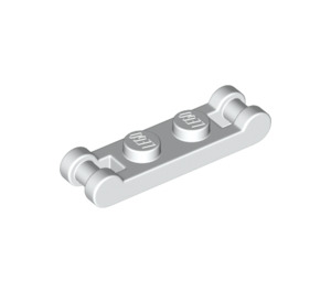 LEGO White Plate 1 x 2 with Two End Bar Handles (18649)