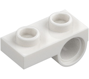 LEGO hvid Plade 1 x 2 med Underside Hul (18677 / 28809)