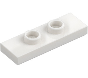 LEGO Vit Platta 1 x 3 med 2 Knoppar (34103)