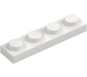 LEGO Vit Platta 1 x 4 (3710)