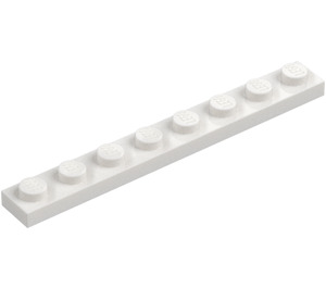 LEGO Weiß Platte 1 x 8 (3460)