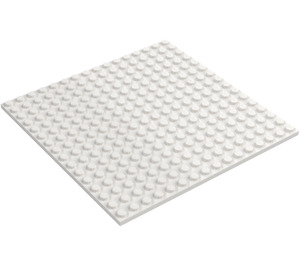 LEGO White Plate 16 x 16 with Underside Ribs (91405)