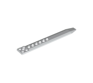 LEGO White Plate 2 x 16 Rotor Blade with Axle Hole (62743)