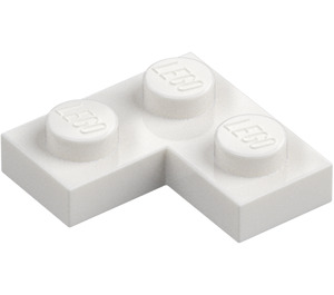 LEGO Vit Platta 2 x 2 Hörn (2420)