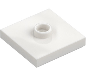 LEGO Blanc assiette 2 x 2 avec rainure et 1 Centre Tenon (23893 / 87580)