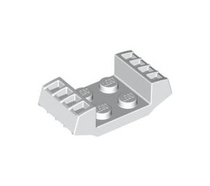 LEGO White Plate 2 x 2 with Raised Grilles (41862)