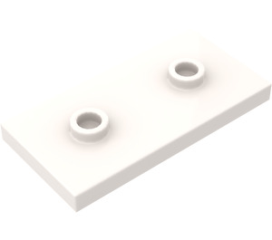 LEGO White Plate 2 x 4 with 2 Studs (65509)