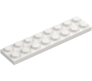 LEGO Blanc assiette 2 x 8 (3034)