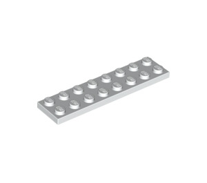 LEGO Weiß Platte 2 x 8 (3034)