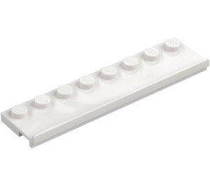 LEGO Wit Plaat 2 x 8 met Deur spoor (30586)