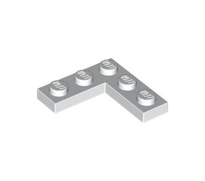 LEGO blanc assiette 3 x 3 Coin (77844)