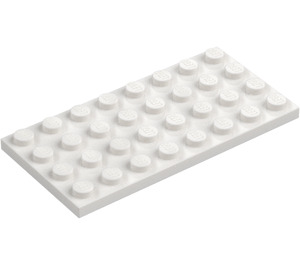 LEGO White Plate 4 x 8 (3035)