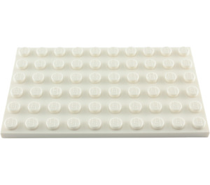 LEGO Weiß Platte 6 x 10 (3033)