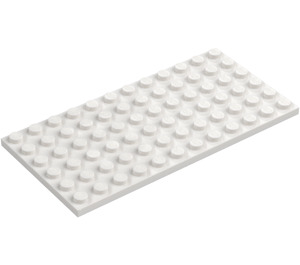 LEGO White Plate 6 x 12 (3028)