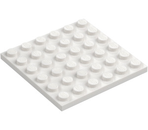 LEGO White Plate 6 x 6 (3958)