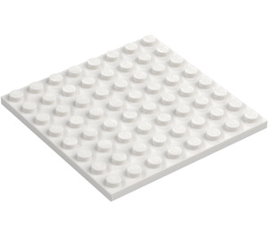 LEGO Hvit Plate 8 x 8 (41539 / 42534)