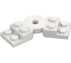 LEGO White Plate Rotated 45° (79846)