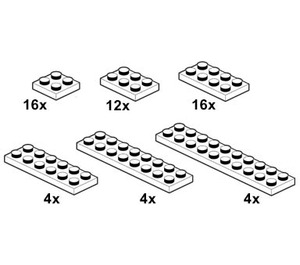 LEGO Weiß Plates 10056