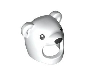 LEGO blanc Polar Bear Costume Couvre-chef (104485)