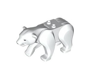 LEGO Weiß Polar Bear mit Hinged Kopf (16745 / 103272)